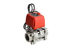 Vanne à bille électrique en acier inoxydable